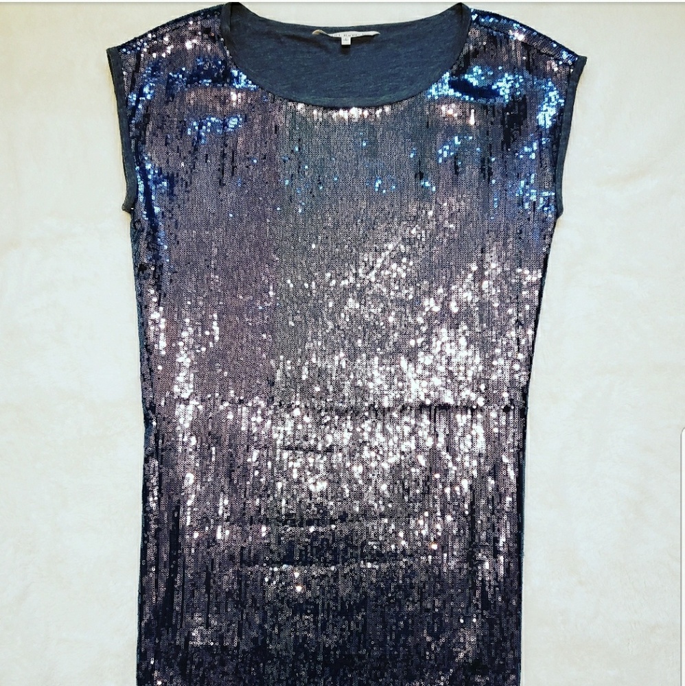 Rachel Roy Iridescent Sequin Dress • L
